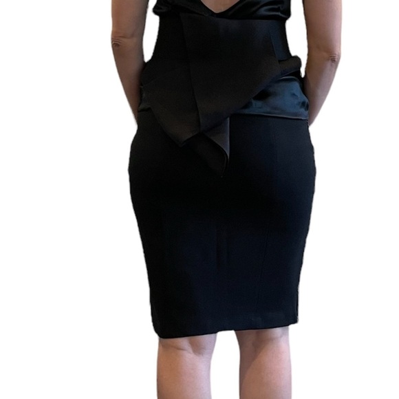 Andrew Marc x Richard Chai Woven Leather Pencil Skirt - Picture 10 of 10